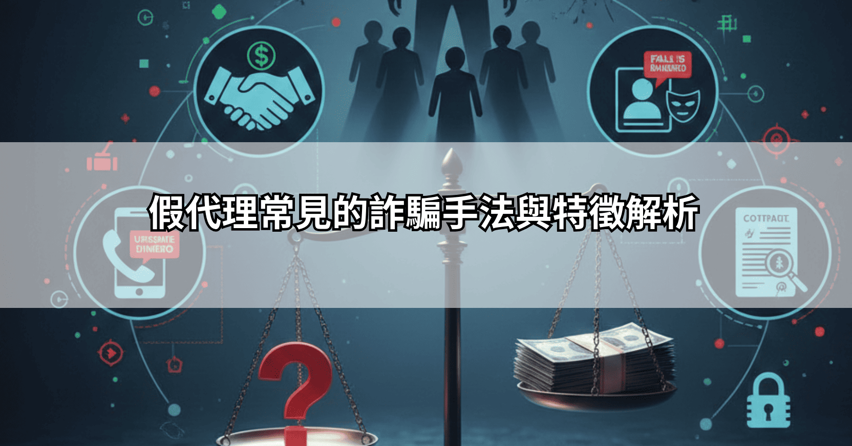 假代理常見的詐騙手法與特徵解析